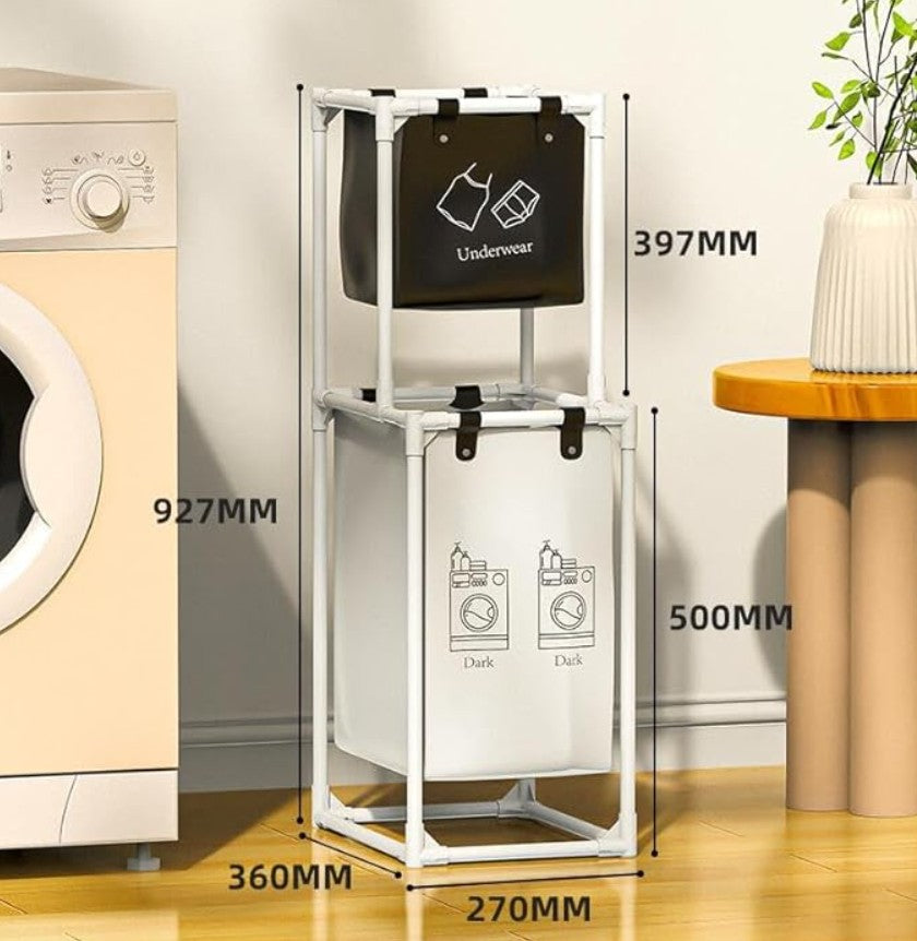CESTA ORGANIZADORA DE ROPA 2 EN 1 DuoCesta Pro™