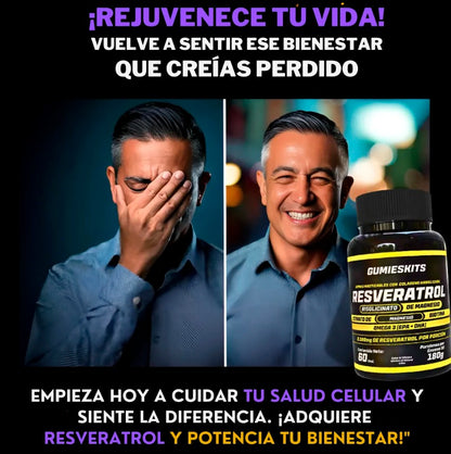 Nuevas RejuveGummy  con RESVERATROL