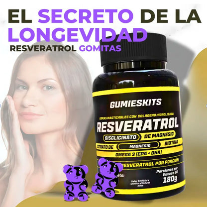 Nuevas RejuveGummy  con RESVERATROL