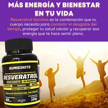 Nuevas RejuveGummy  con RESVERATROL