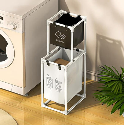 CESTA ORGANIZADORA DE ROPA 2 EN 1 DuoCesta Pro™